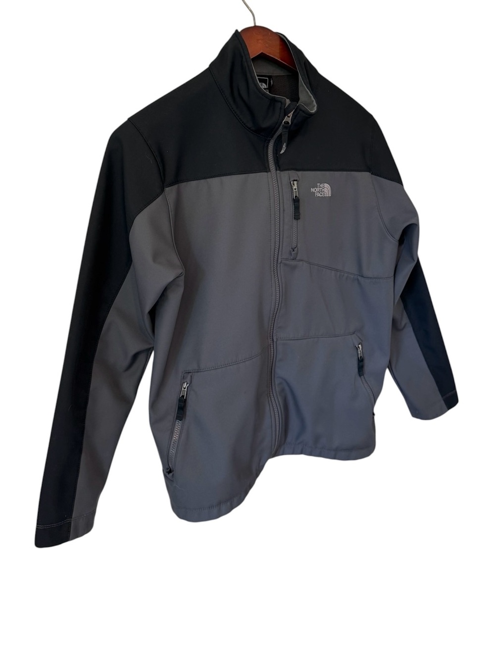 The North Face Apex Bionic Full Zip Black Gray
